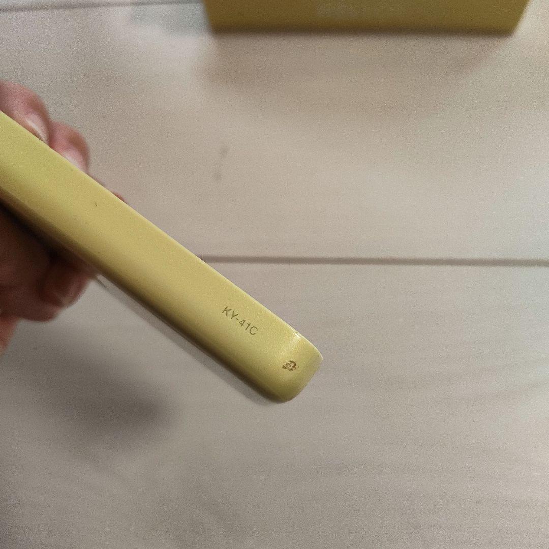 docomo キッズケータイ KY-41C 　イエロー　中古品