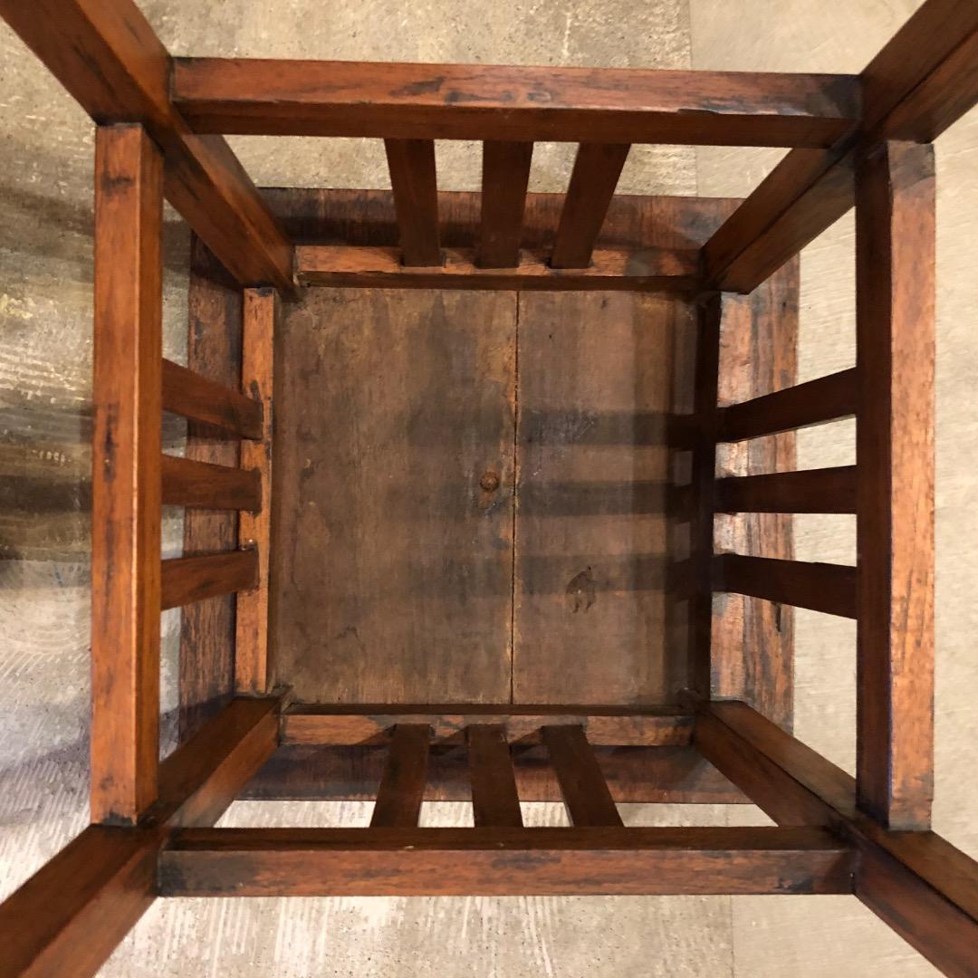 アンティーク 木製サイドテーブル 昭和レトロ 古家具 古道具 レトロ 古家具