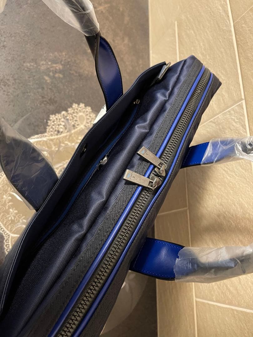 【新品】LANVIN en Bleu　ビジネスバッグ　紺　27,500円