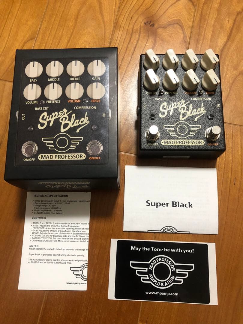ギター MAD PROFESSOR SUPER BLACK FAC The Mad Professor Super Black: A Blackface amp in a pedal (and a