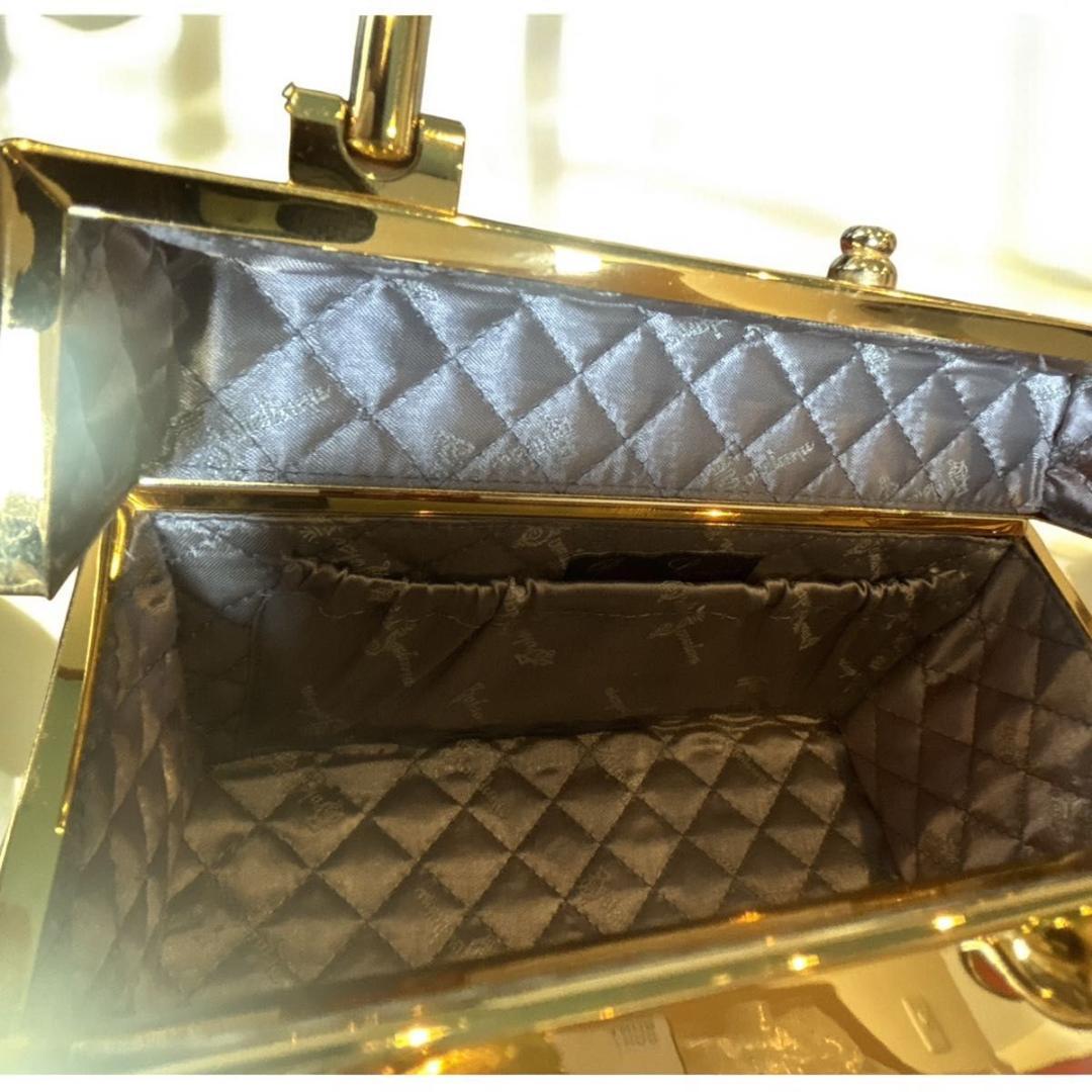 【美品】ボルサソベラナ　バニティバッグ　ハンドバッグ　Red×Gold