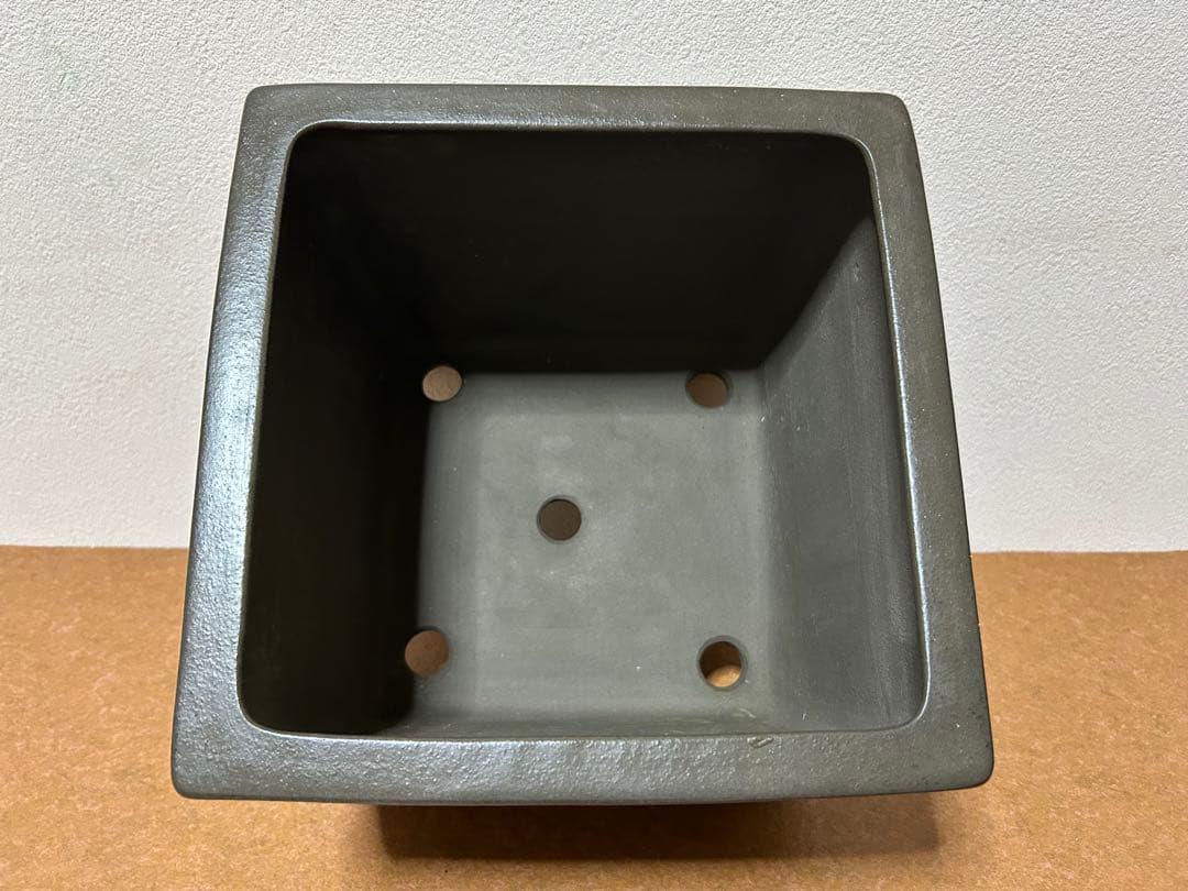 紀山　盆栽鉢　懸崖鉢