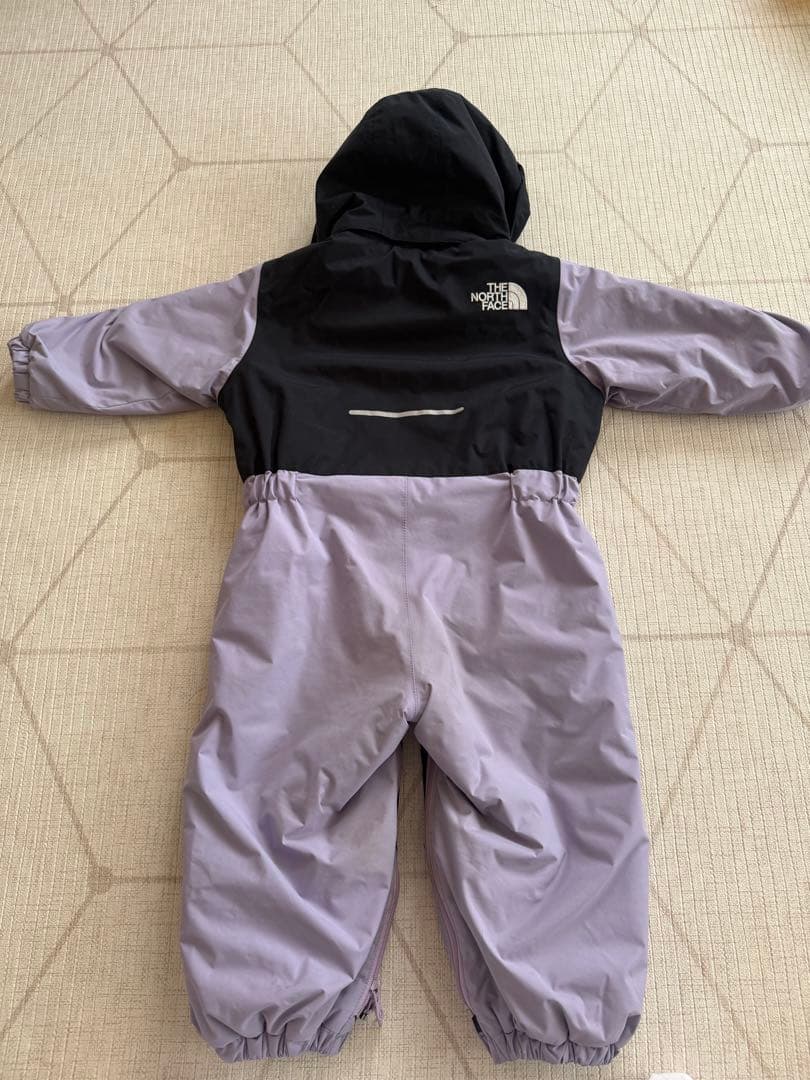 ノースフェイス　スキーウェア スノーワンピース　ラベンダー　80センチ