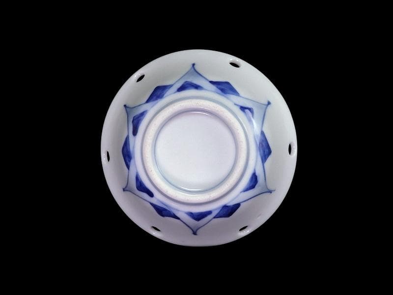 伊万里 染付 雪輪 東屋に山水の図 向付 3客 AS-fbts - メルカリ