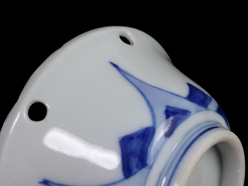 伊万里 染付 雪輪 東屋に山水の図 向付 3客 AS-fbts - メルカリ