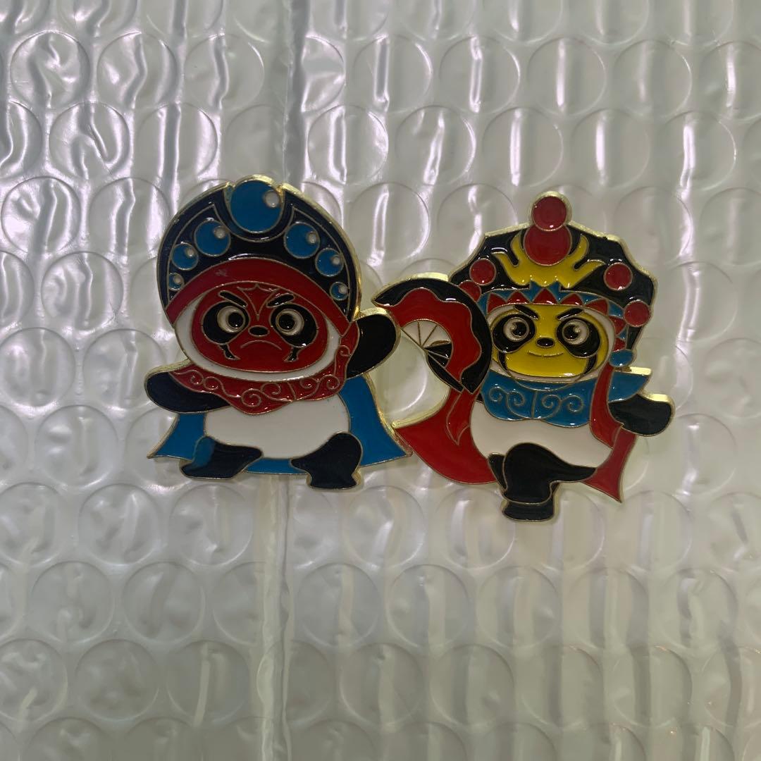 2個セット！中国館 EXPO2025 パンダ ピンバッジ ピンバッチ - メルカリ