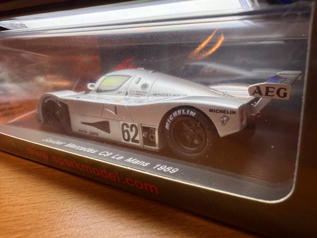 ミニカー 1/43 Sauber Mercedes C9 #62 Le Mans 1989