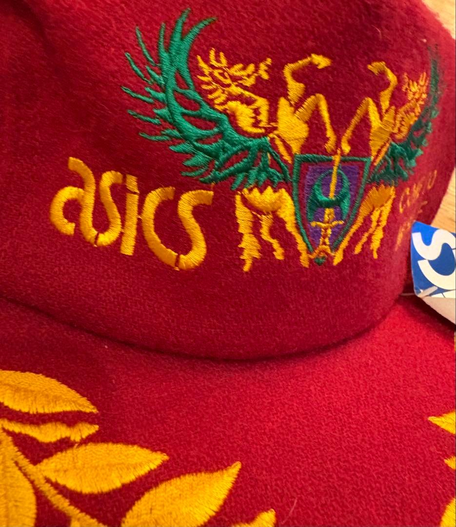 専用！タグ付デッドストック 80s asics ヴィンテージ アポロキャップ