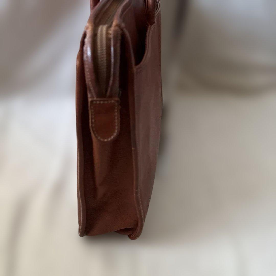 レア✨IL BISONTE イルビゾンテ　ビジネスバッグ 本革 ブラウン