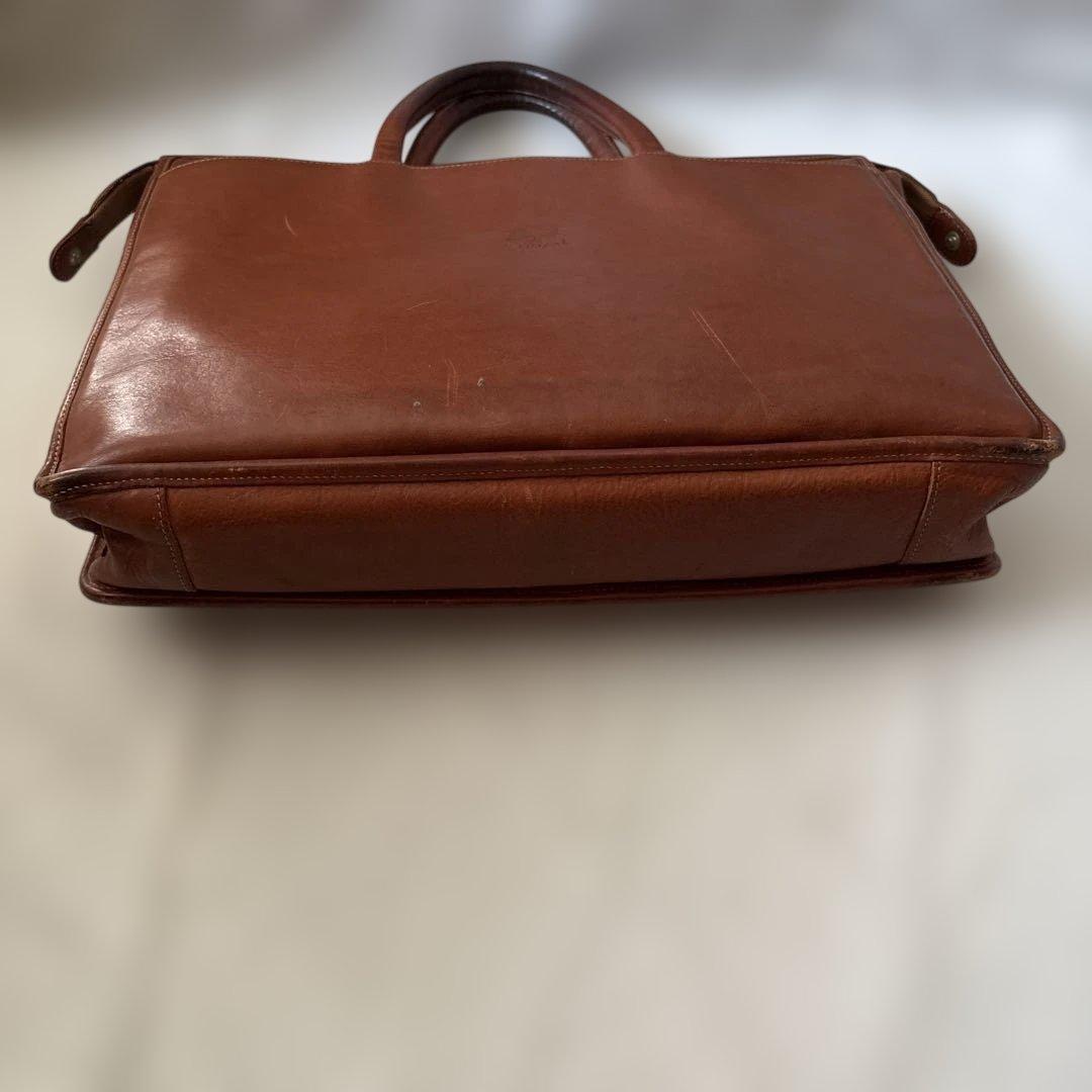レア✨IL BISONTE イルビゾンテ　ビジネスバッグ 本革 ブラウン