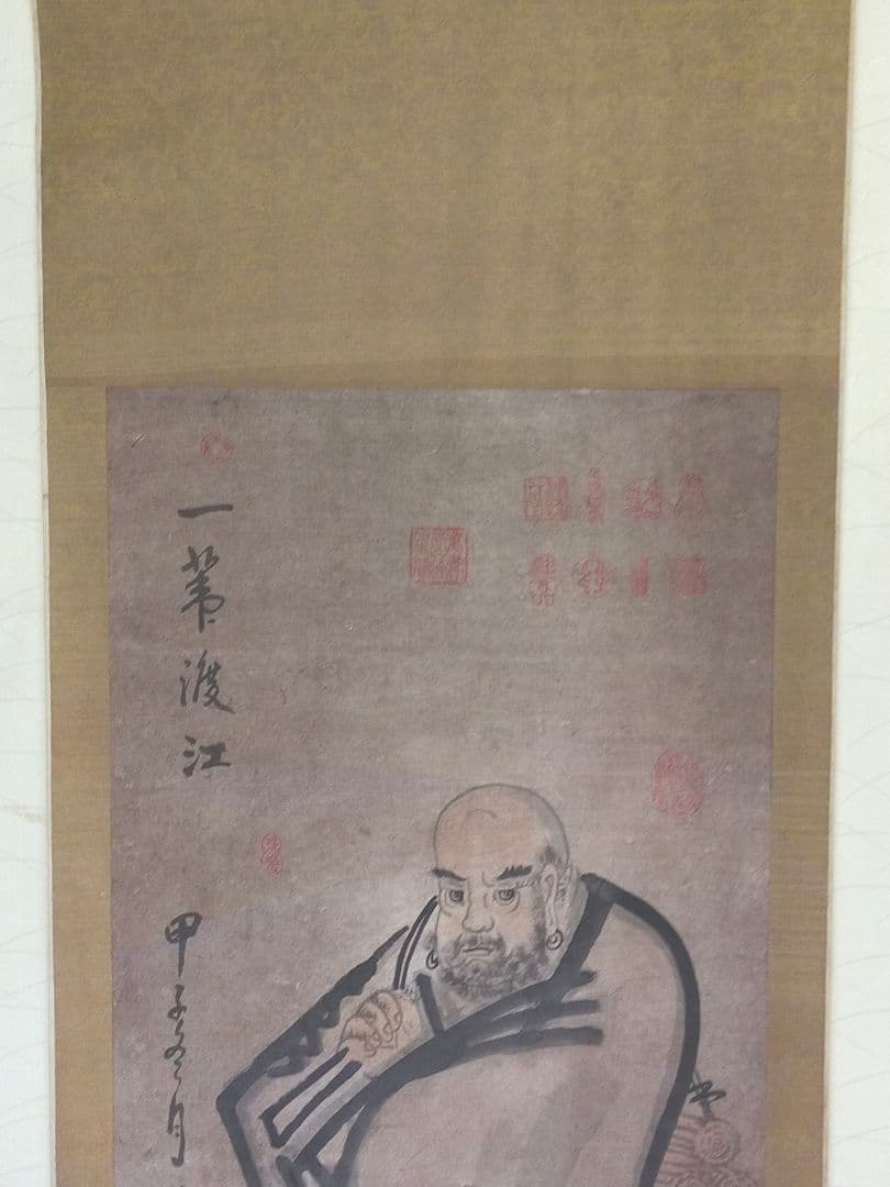 ♥中国人物掛軸【昌佑】掛け軸骨董古玩アンティークレトロ