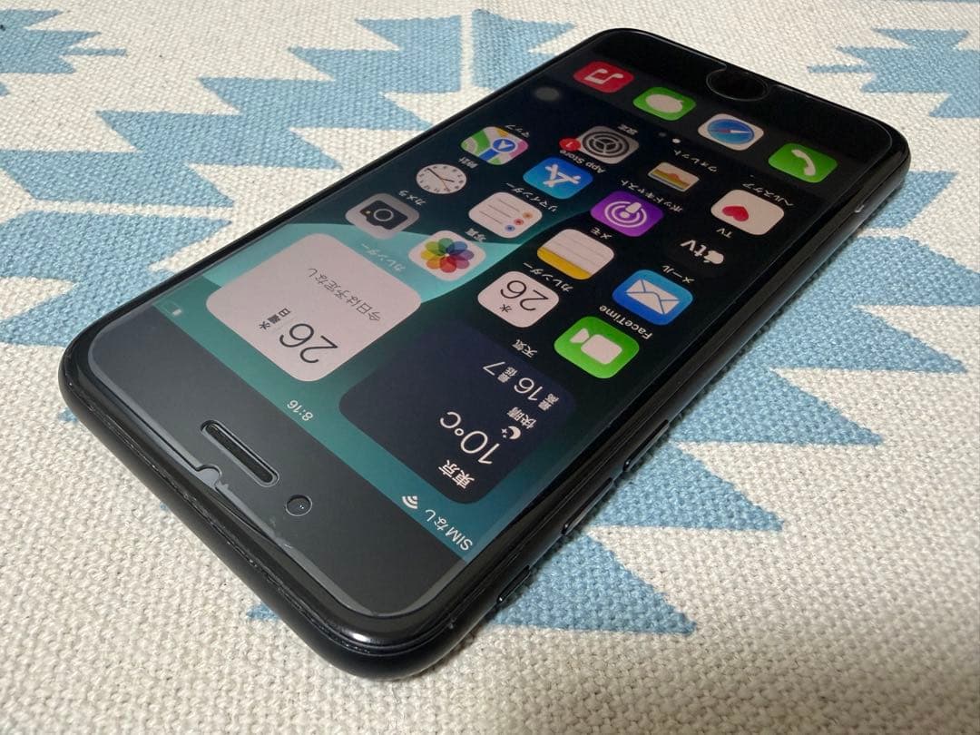 iPhone SE2 256GB ブラック バッテリー容量77% SIMフリー