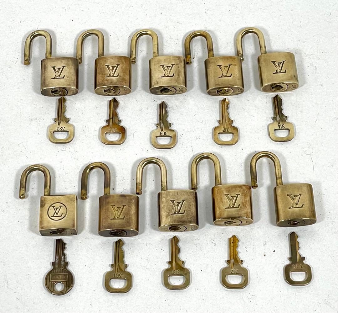 LOUISVUITTON ルイヴィトン パドロック10点セット 南京錠 カデナ ルイ