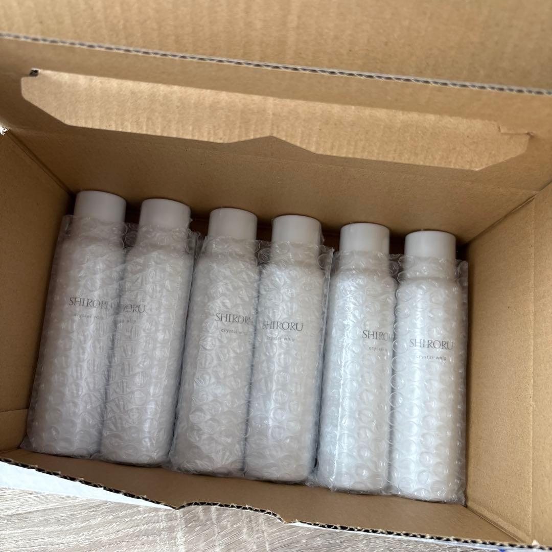 SHIRORU クリスタルホイップ6本+クオリティファースト　シートマスク