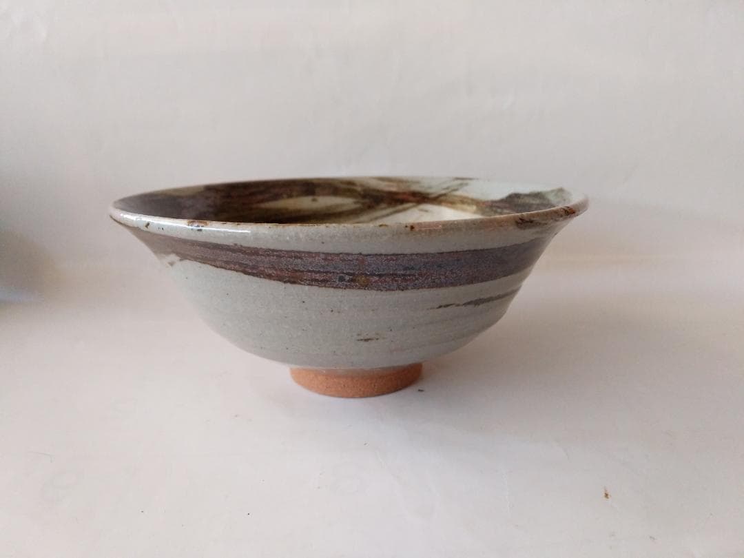 茶道具 丹山窯 小峠葛芳 作 鉄刷毛目 茶碗 共箱 共布 栞 茶器 抹茶碗 新品