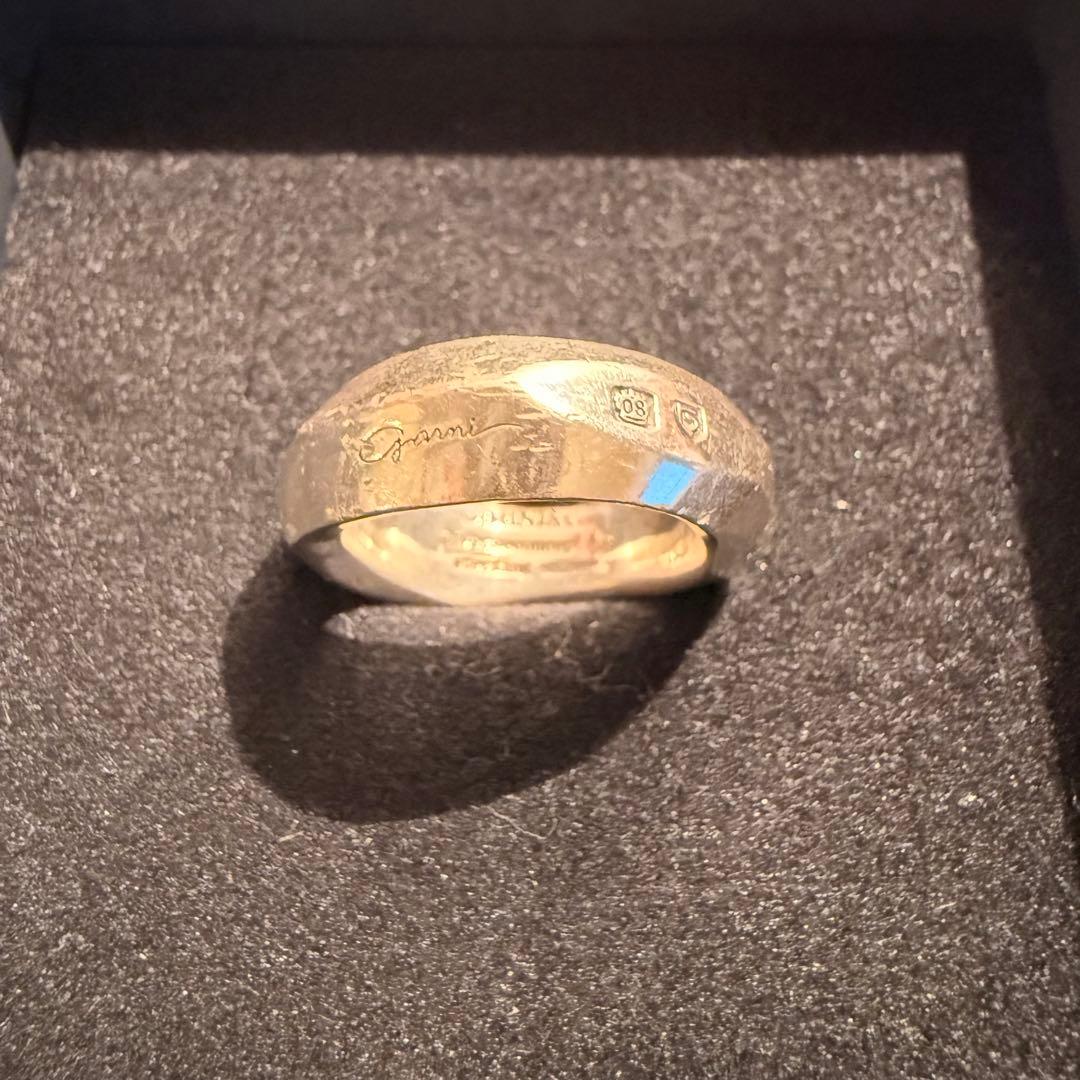 値下げ❗️GARNIシルバー/クロッケリーリングL/silver925/13号