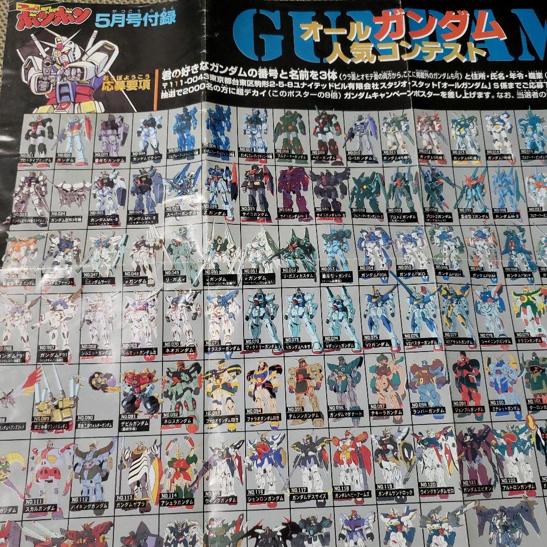 ス*ド様 オールガンダム人気コンテスト(当時物 )コミックボンボン5月号