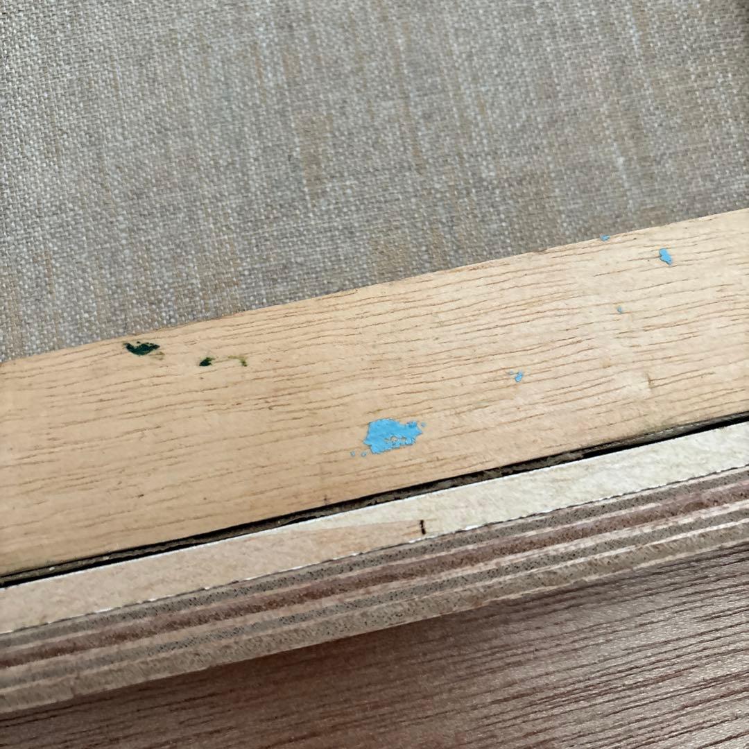 泉羽鶴美 油絵　南アルプス 百問洞と聖岳 F4 日本画