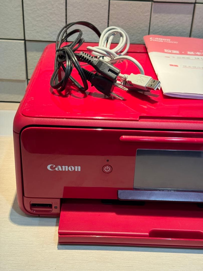 Canon キャノン インクジェットプリンター TS8030 赤色