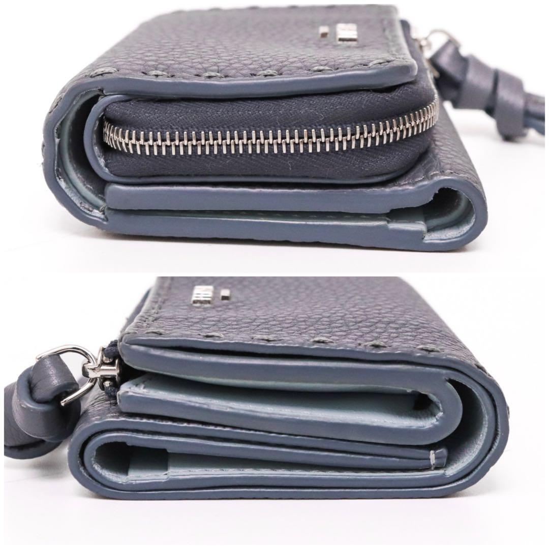 極美品】フェンディ セレリア マイクロ ピーカブー 三つ折り財布