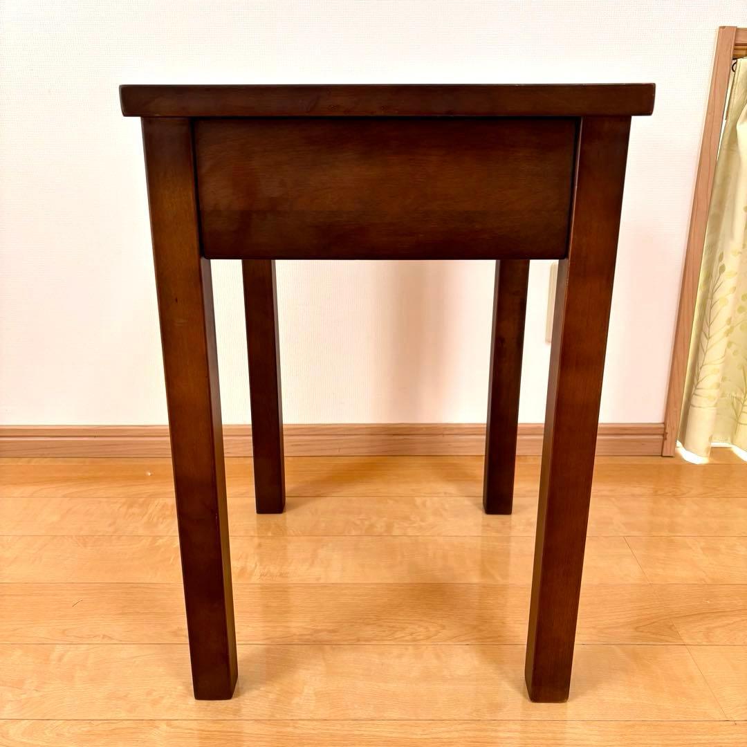 無印良品 バーチ材 サイドテーブル 廃盤品 ナイトテーブル 木製 MUJI