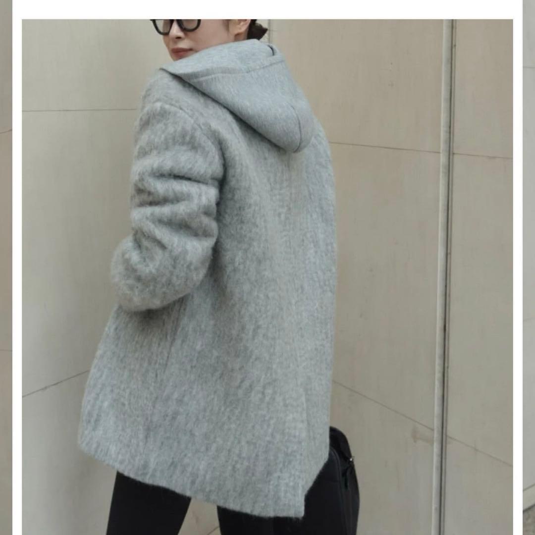 グレー オーバーサイズチェスターコート ジプソフィア gypsophila