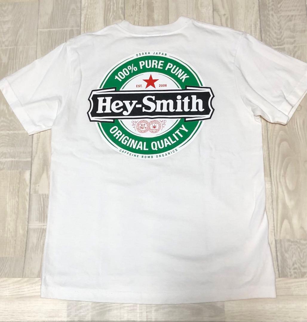 HEY-SMITH ヘイスミス ヘイネケン Tシャツ S 白 ハイネケン - メルカリ