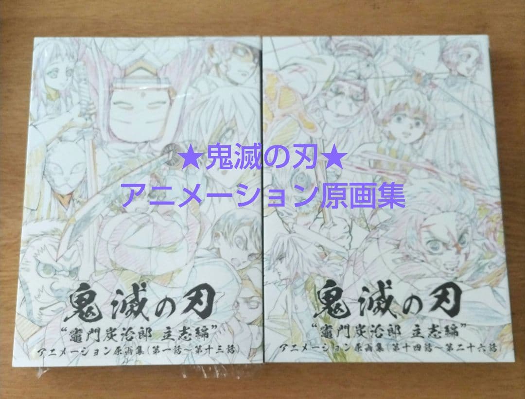 鬼滅の刃 アニメーション原画集☆竈門炭治郎 立志編☆2冊