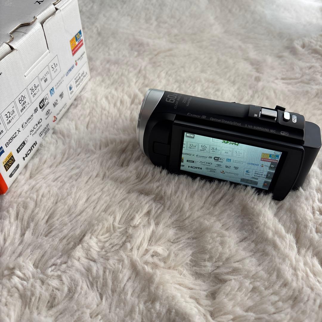 美品SONY HDR-CX485 ビデオカメラ 本体