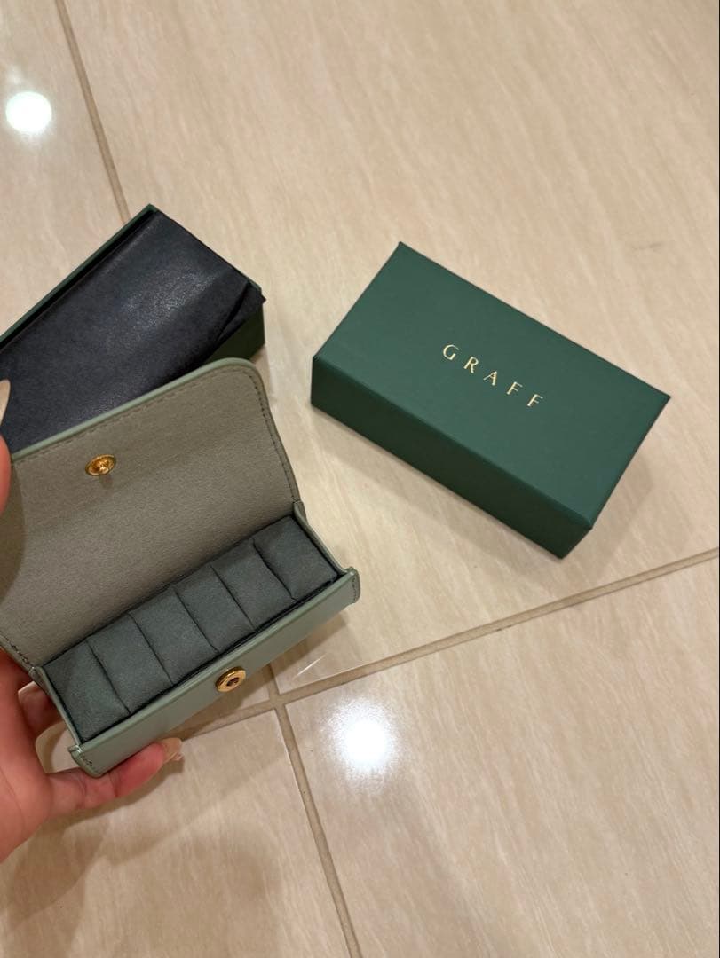 正規品 美品】グラフ リングケース 指輪ケース アクセサリー入れ 空箱
