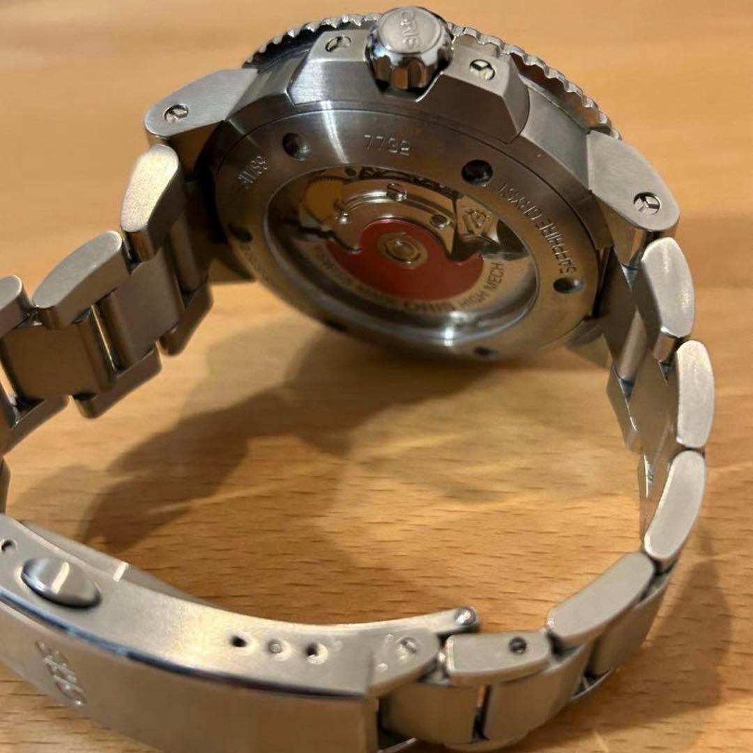 ORIS オリス アクイスデイト 39.5mm ブルー文字盤