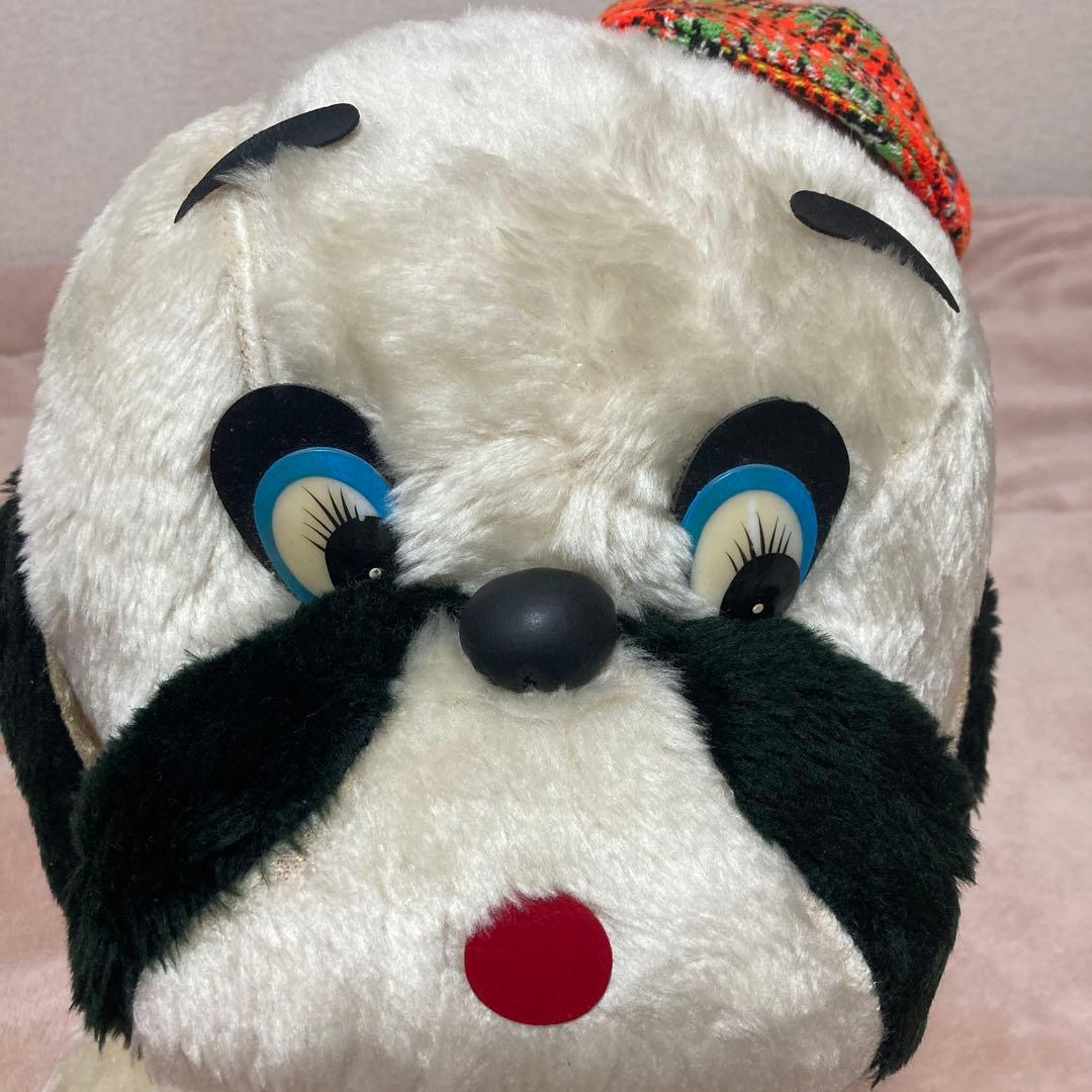 昭和レトロ　ヴィンテージ 犬　ぬいぐるみ　中古品　メーカー名不明