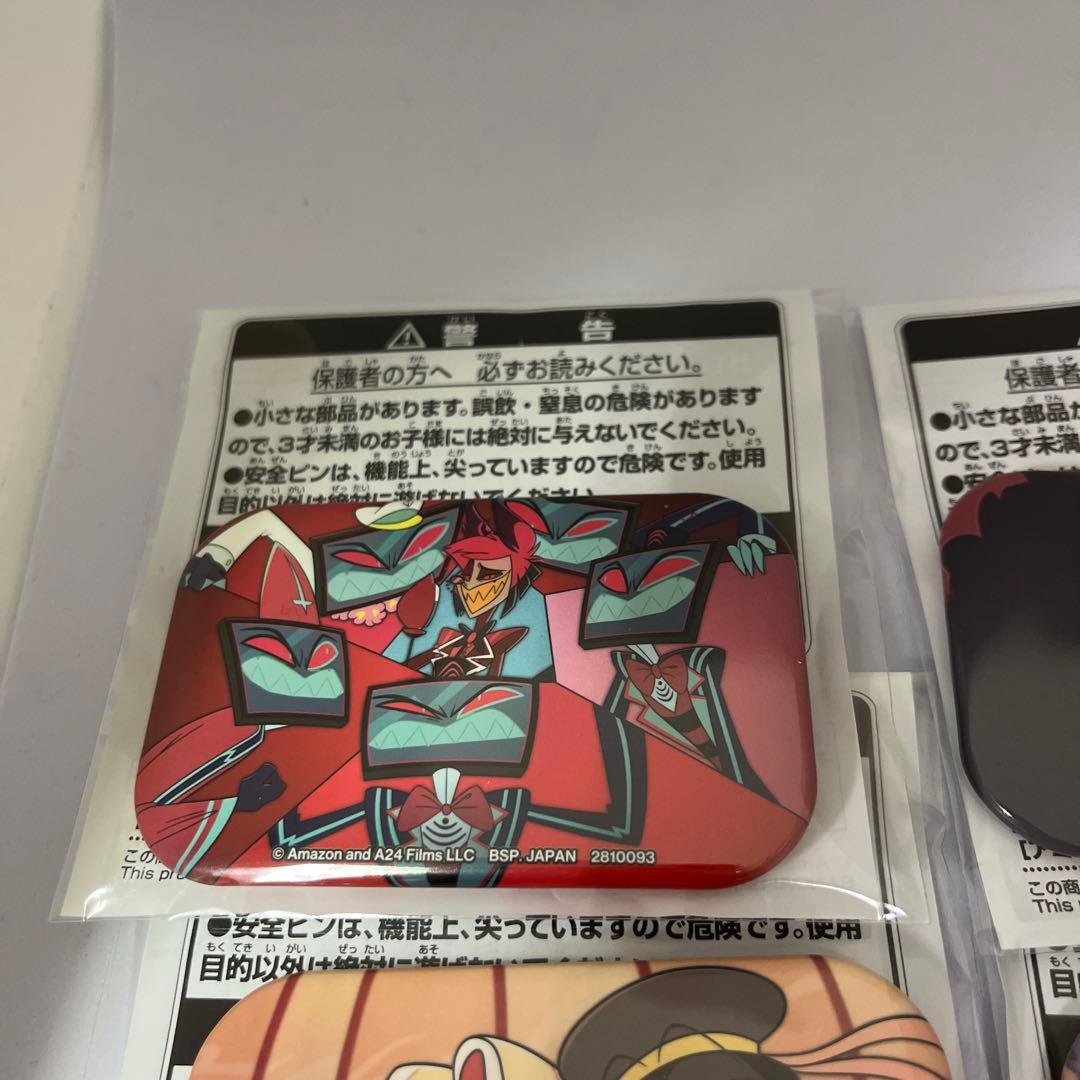 ハズビン・ホテルへようこそ◾︎スクエア缶バッジ 6個セット