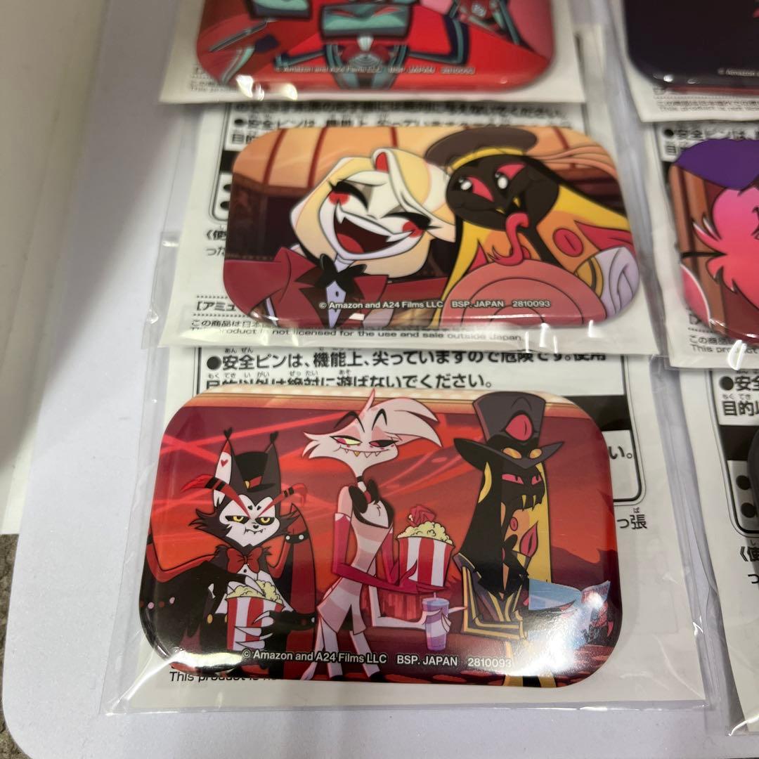 ハズビン・ホテルへようこそ◾︎スクエア缶バッジ 6個セット