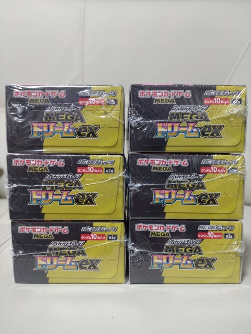 ポケモンカード MEGAドリームexシュリンク付き6BOX - メルカリ