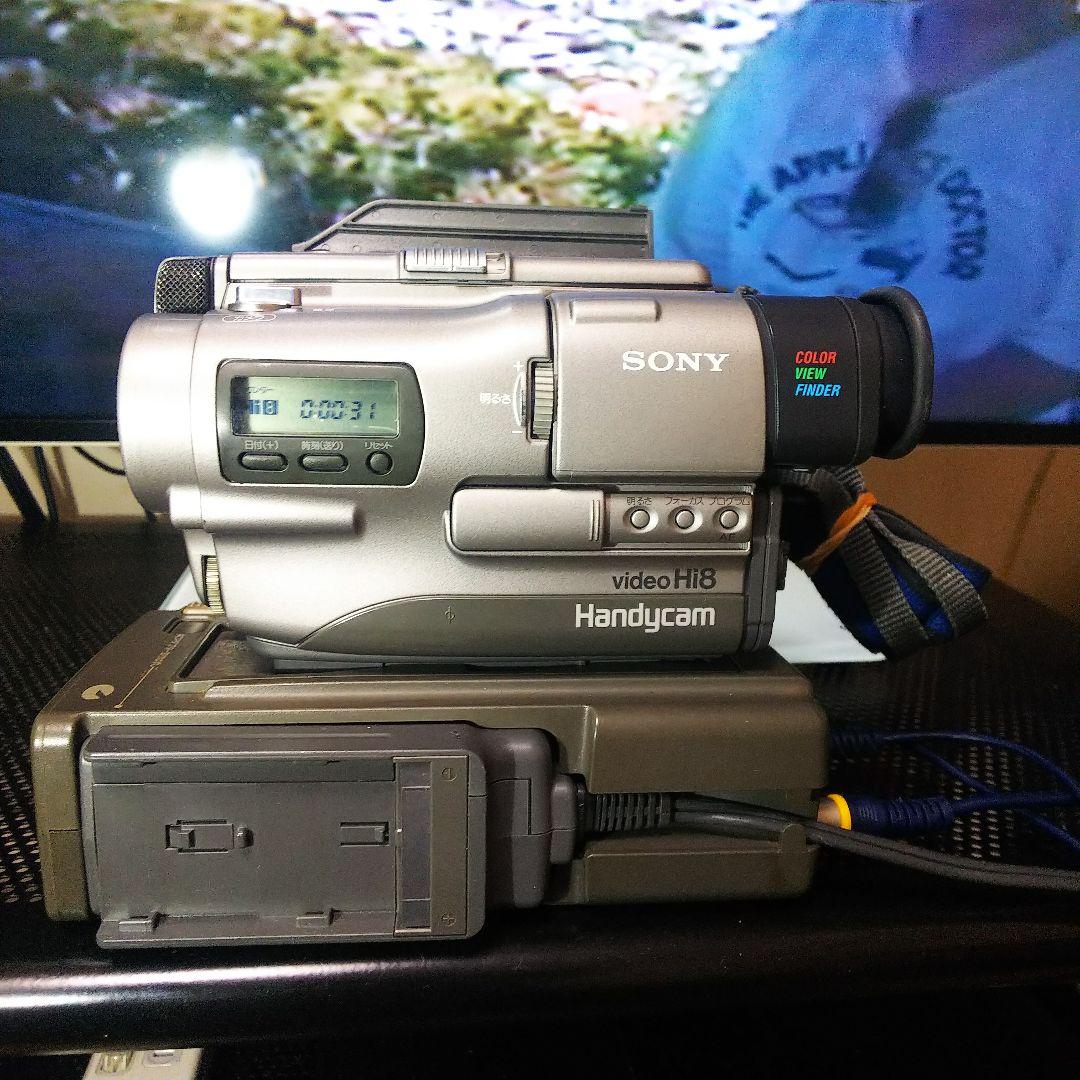 SONY video Hi8 Handycam ビデオカメラCCD-TR1動作品