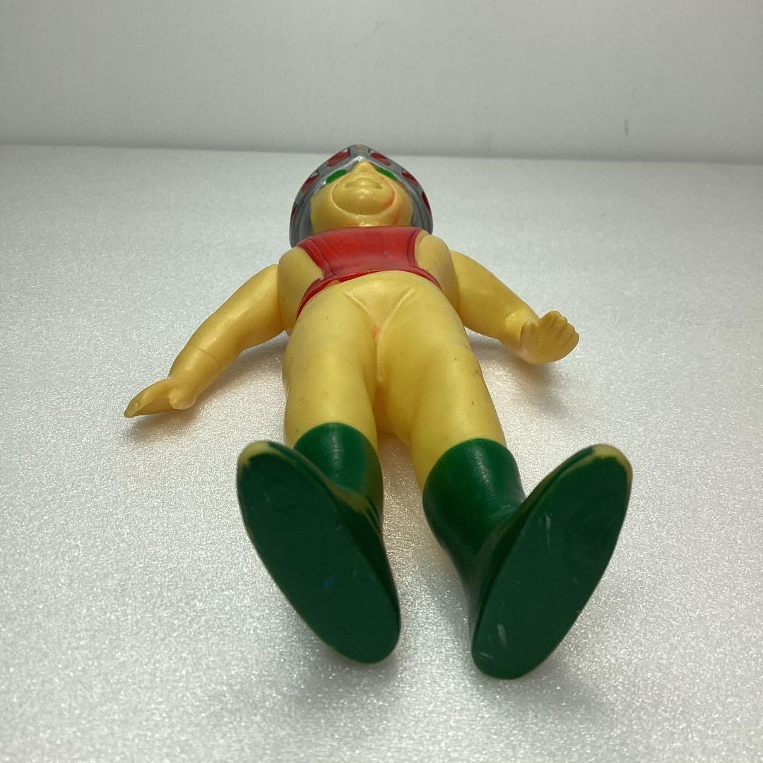 『当時モノ』 黄色いシルバー仮面 ソフビ