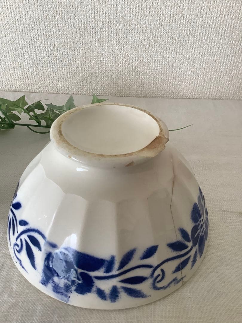 フランスアンティーク カフェオレボウル セット digoin リュネヴィル