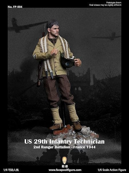 1/6 WW2 米陸軍第２レンジャー大隊 第２９歩兵師団 技能兵 スタンダード版