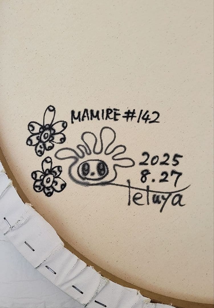 ☆鈴木哲也☆丸50(500×500mm)アクリル原画1点物☆送料