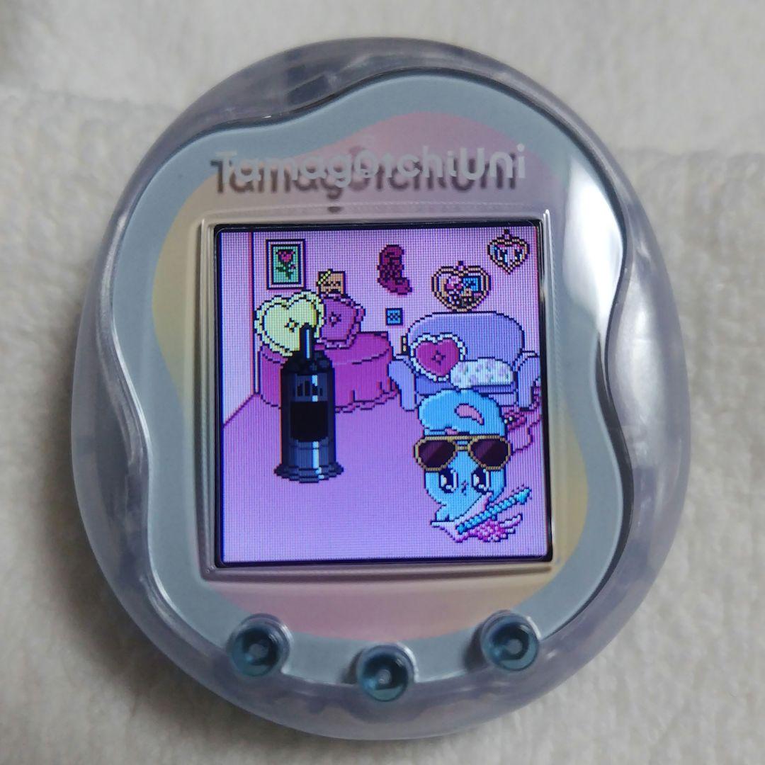 【DLエリア4つ付き】たまごっち ユニ プリズム ホワイト