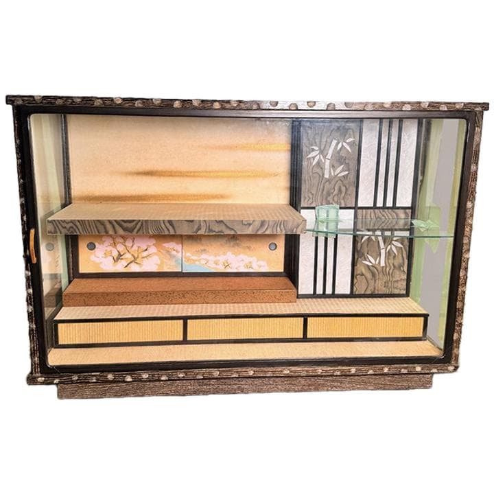 印鑑入れ 昭和レトロ ヴィンテージ 棚 ラック コレクションケース