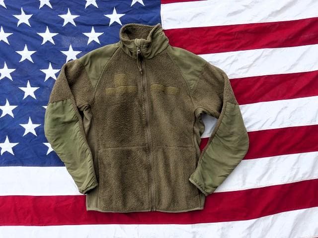 米軍実物 ポーラテックフリースジャケット XS-R コヨーテ ECWCS 155
