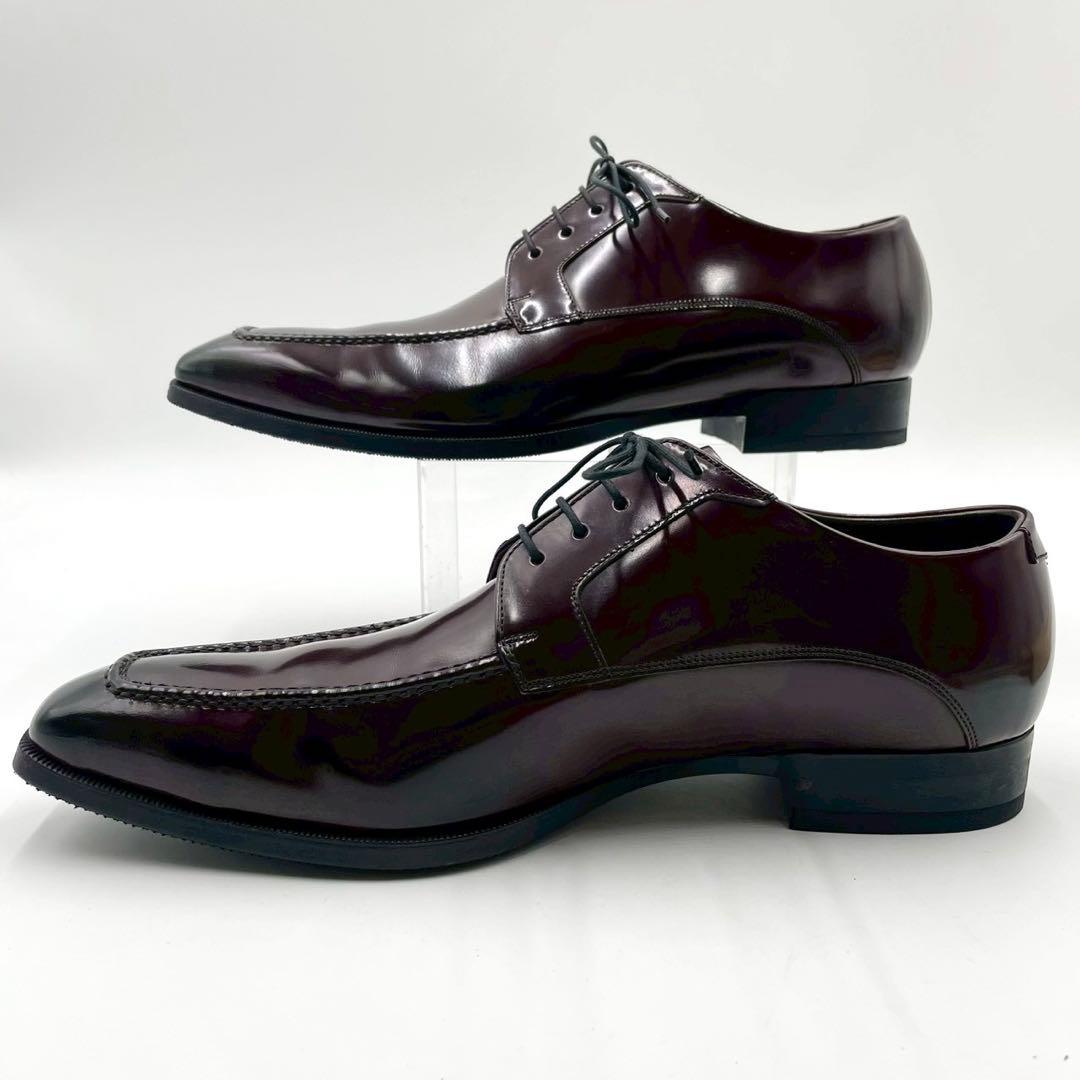 極美品 リーガル ビジネス Uチップ 外羽根 25cm ブラウン Y1334