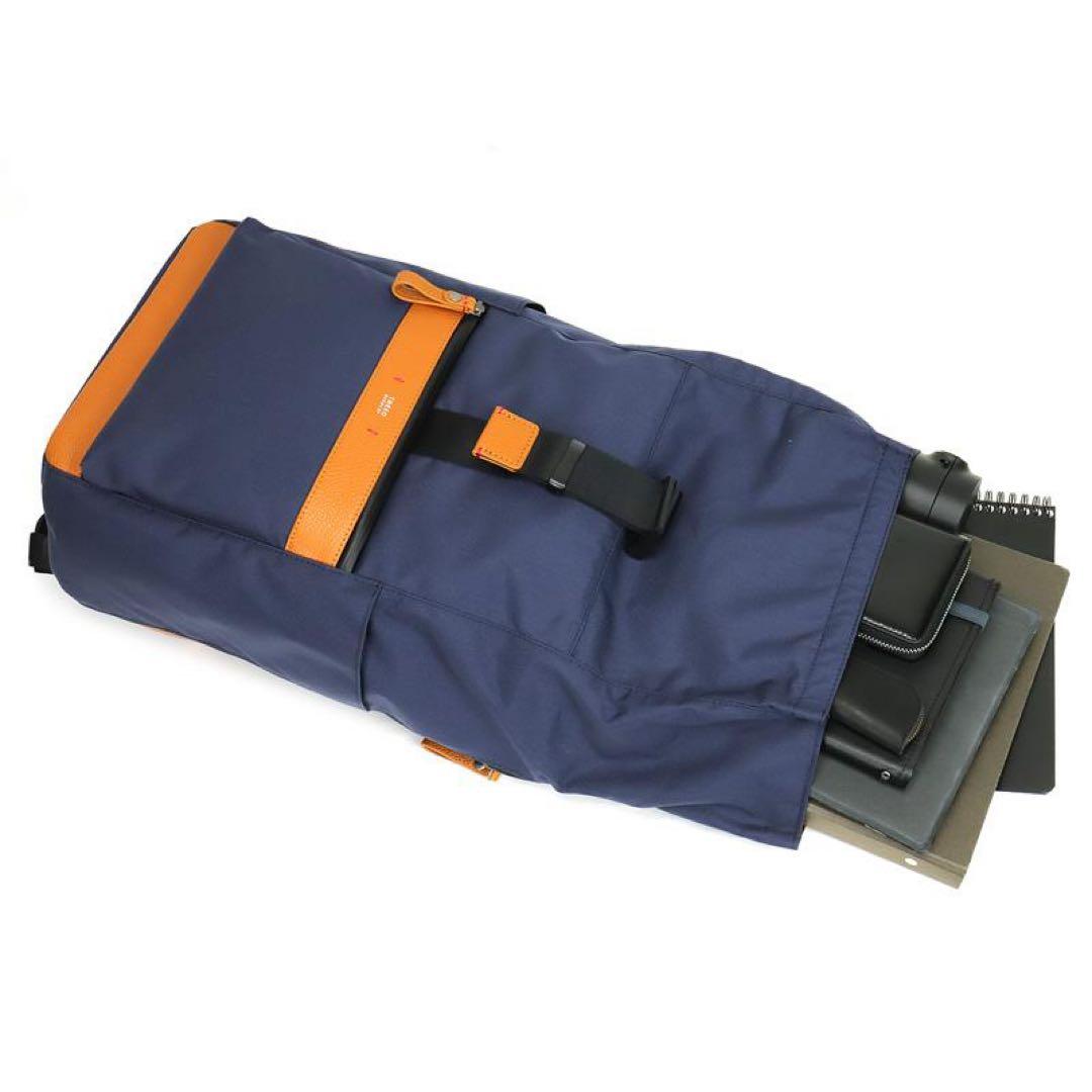 新品TAKEO KIKUCHIタケオキクチ　リュック紺バックパックビジネスバッグ