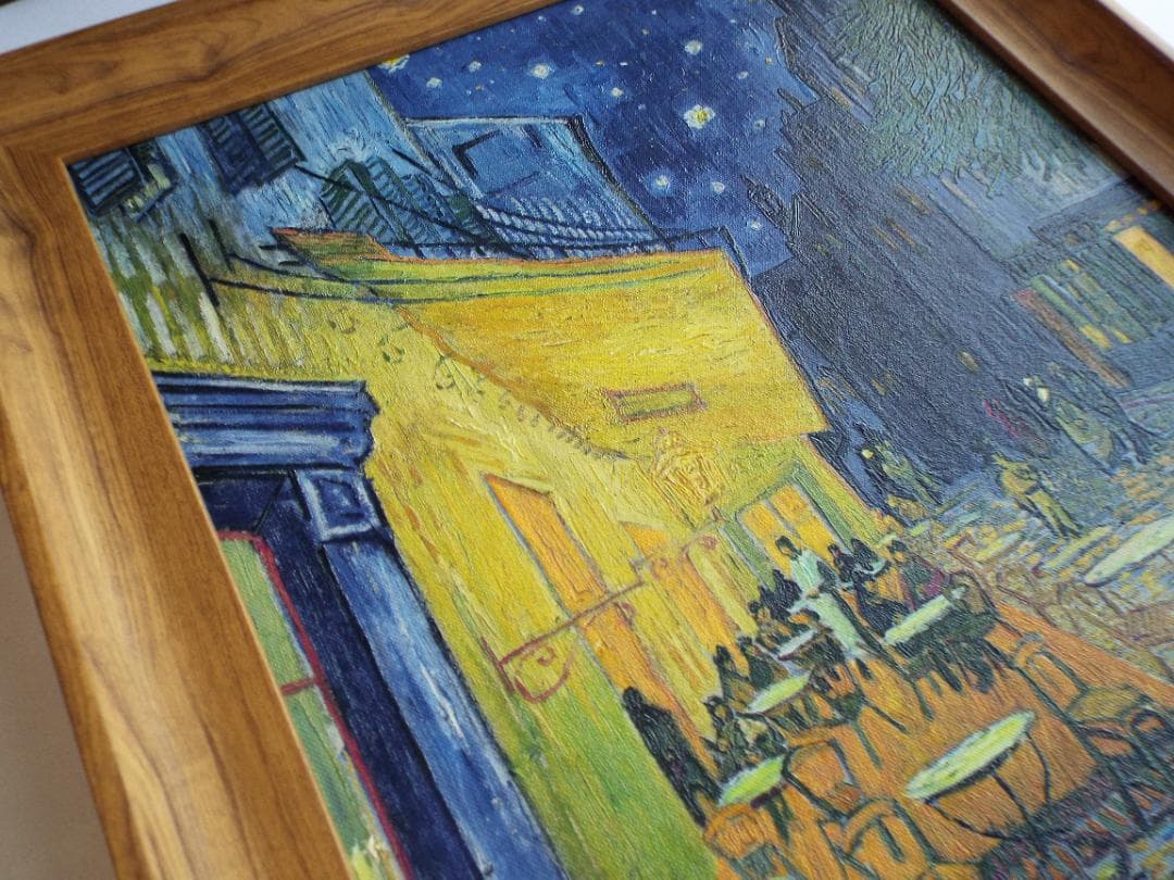 絵画油彩画F30一点物【グリーンテラス】原画自作の絵芸術作品アート