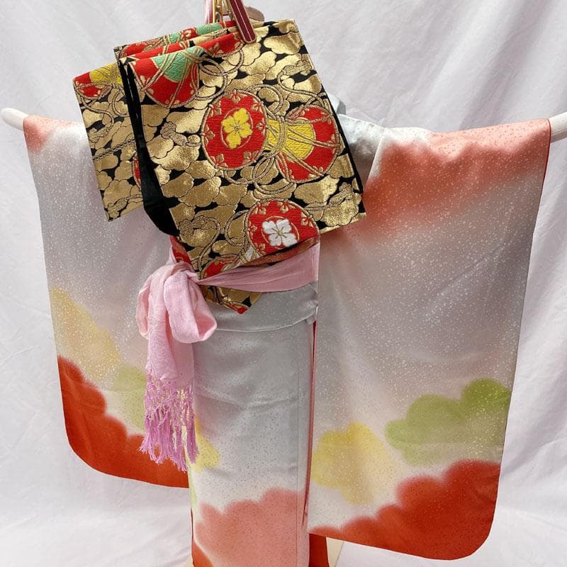 Mmmmmmm505ag65着物帯&511ag26着物のみ◎七五三 女児◎