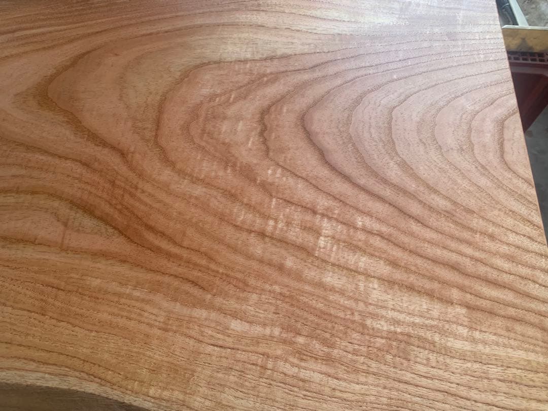 ☆ローズマリー☆無垢材(耳付栴檀一枚板)PCデスクオーダー製作＊高さ75㌢