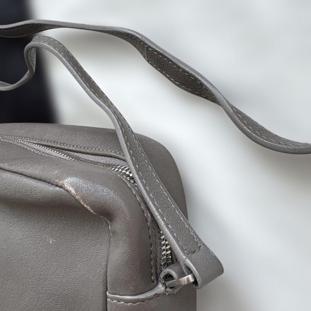 【レシート有り】サンローラン　ルーカメラバッグ　ショルダー　グレー