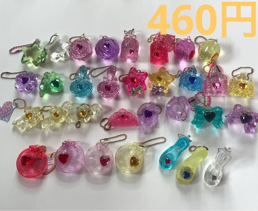 大量 バラ売り可 キラキラ アクリルアイス キーホルダー フクヤ